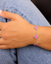 Load image into Gallery viewer, Rose Petal Station Bracelet
