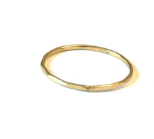 Load image into Gallery viewer, Hammered Stacking ring: 14k Gold Fill or Sterling silver
