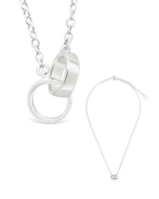 Load image into Gallery viewer, Mother/Daughter Matching Set - “Forever Connected Matching Necklace Set“
