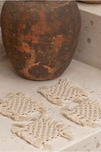 Load image into Gallery viewer, Kotak Macrame Coaster Set
