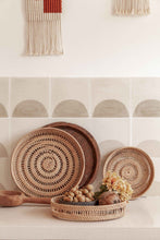 Load image into Gallery viewer, Round Woven Tray
