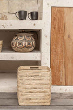 Load image into Gallery viewer, Woven Rattan Cube Storage Baskets
