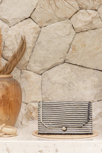Load image into Gallery viewer, Stripes Rattan Clutch
