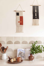 Load image into Gallery viewer, Block Macrame Wall Hanging
