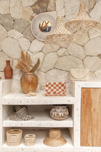 Load image into Gallery viewer, Plaid Rattan Clutch
