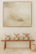 Load image into Gallery viewer, Plaid Woven Storage Basket

