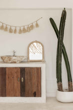 Load image into Gallery viewer, Arch Rattan Mirror
