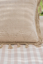 Load image into Gallery viewer, Gaia Hand Stitched Cotton Throw Pillow
