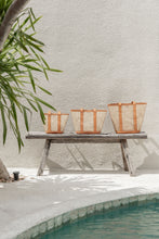 Load image into Gallery viewer, Raja Leather and Cane Carryall Bag
