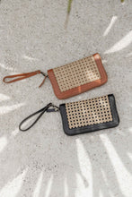 Load image into Gallery viewer, Raja Leather and Cane Wallet
