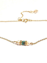 Load image into Gallery viewer, Turquoise &amp; Pearl necklace
