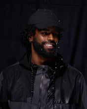 Load image into Gallery viewer, Black Waterproof Satin Lined Dad Hat
