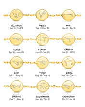 Load image into Gallery viewer, Sterling Silver CZ Constellation Disk Bolo Bracelet
