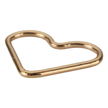 Load image into Gallery viewer, Heart Jump Ring for Permanent Jewelry, Gold-Filled

