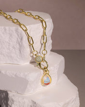 Load image into Gallery viewer, Tay Moonstone Charm &amp; Chain Necklace
