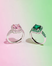 Load image into Gallery viewer, Sterling Silver Pink CZ Legacy Ring
