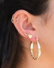Load image into Gallery viewer, Sterling Silver Heart &amp; Infinity Earring Set of 3

