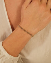 Load image into Gallery viewer, Sterling Silver Beaded Stretch Bracelet Sets
