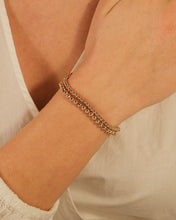 Load image into Gallery viewer, Sterling Silver Beaded Stretch Bracelet Sets
