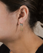 Load image into Gallery viewer, Nyx CZ &amp; Enamel Dangle Earrings
