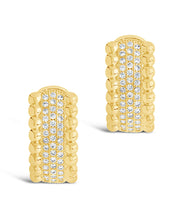 Load image into Gallery viewer, Ellerie CZ Micro Hoop Earrings
