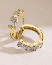 Load image into Gallery viewer, Iskra CZ Micro Hoop Earrings
