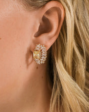 Load image into Gallery viewer, Nina Elongated CZ Stud Earrings
