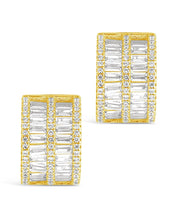Load image into Gallery viewer, Serena CZ Hoop Earrings
