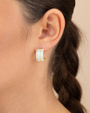 Load image into Gallery viewer, Serena CZ Hoop Earrings
