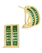 Load image into Gallery viewer, Serena CZ Hoop Earrings
