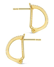 Load image into Gallery viewer, Serena CZ Hoop Earrings
