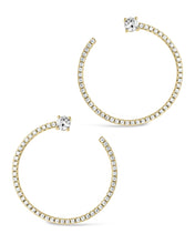 Load image into Gallery viewer, Cindy CZ Circle Stud Earrings

