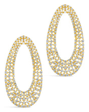 Load image into Gallery viewer, Olivia CZ Oval Stud Earrings
