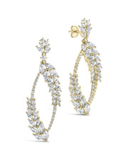 Load image into Gallery viewer, Gail Statement CZ Drop Earrings

