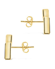 Load image into Gallery viewer, Colsie Tapered CZ Stud Earrings
