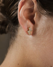 Load image into Gallery viewer, Colsie Tapered CZ Stud Earrings
