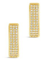Load image into Gallery viewer, Renee CZ Huggie Hoop Earrings
