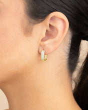 Load image into Gallery viewer, Renee CZ Huggie Hoop Earrings
