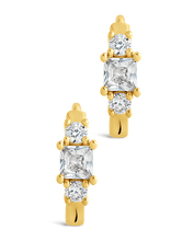 Load image into Gallery viewer, Kendall CZ Hoops
