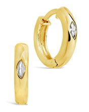 Load image into Gallery viewer, Rayne CZ Hoops
