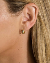 Load image into Gallery viewer, Greer CZ Burst Micro Hoop Earrings
