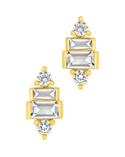 Load image into Gallery viewer, Teared CZ Liora Studs
