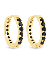 Load image into Gallery viewer, Zadie CZ Everyday Hoop Earrings
