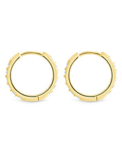 Load image into Gallery viewer, Zadie CZ Everyday Hoop Earrings
