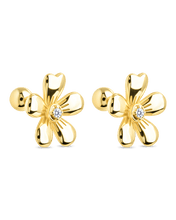 Load image into Gallery viewer, Jocelyn CZ Micro Flower Stud Earrings
