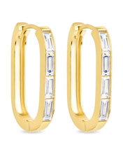 Load image into Gallery viewer, Roxanne CZ Micro Hoop Earrings
