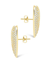 Load image into Gallery viewer, Disco Heart CZ Statement Stud Earrings
