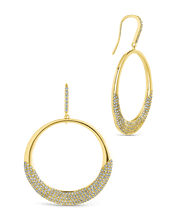 Load image into Gallery viewer, Muriel CZ O Drop Earrings
