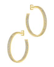 Load image into Gallery viewer, Velma CZ Statement Hoops
