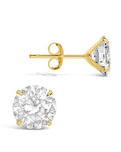 Load image into Gallery viewer, Sterling Silver Everyday Essential CZ Studs
